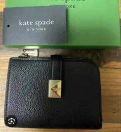 kate spade new york 二つ折り財布 ブラック