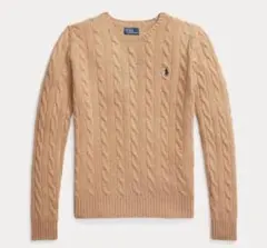 Polo Ralph Lauren ケーブル デザインコットンニットセーター　S