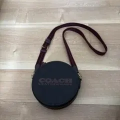 COACH レザーショルダーバッグ 円形