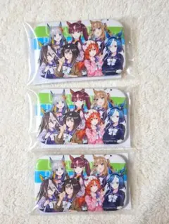 ウマ娘 ファミリーマート コラボ 缶バッジ 3個セット