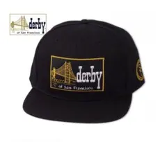 derby of San Francisco ブラックキャップ スナップバック