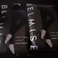 BELMISE スリムレギンス M-L TRUE BLACK