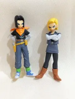 ドラゴンボール　フィギュア　17号　18号　ガシャポン