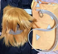 鬼滅の刃 我妻善逸 コスプレ 衣装 ウィッグ