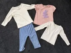 保育園着　まとめ売り anyfam プティマイン　90 100 3歳　4歳女の子