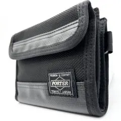 M専用　PORTER ヒート　二つ折り財布　ナイロン　ブラック