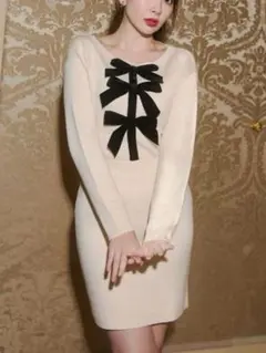 Her lip to Simone Knit Mini Dress