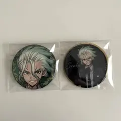 Dr.STONE ドクスト ジャンフェス ブラックスーツ 缶バッジ 石神千空