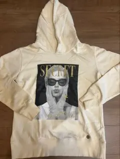 【Rady】クリーム色 フード付き パーカー