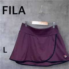 FILA フィラ テニススコート パープル Lサイズ テニスウェアのサムネイル