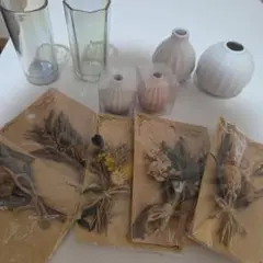 花瓶　ドライフラワー　セット　まとめ売り