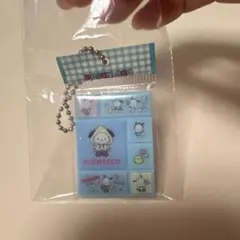 サンリオキャラクターズ　タイルシールミニチュアチャーム　ポチャッコ