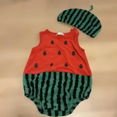 ベビー　ロンパース　スイカ　70センチ