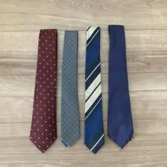 ネクタイ4本セット オリヒカ他 ビジネス フォーマル