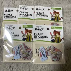 Disneyズートピア　フレークステッカー　5セット