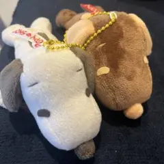 スヌーピー ぬいぐるみ 2色セット