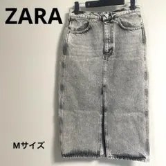 【新品未使用タグ付き】ZARA スリットデニムスカート