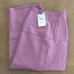 新品　ZARA ハイライズクロップドパンツ