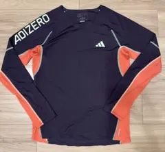 adidas ADIZERO 長袖ランニングシャツ スリムフィット