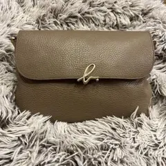 【美品】アニエスベー レザー ショルダーバッグ 牛革