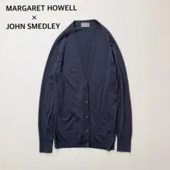 マーガレットハウエル別注　ジョンスメドレー　ウールカーディガン　24G Ⅱ