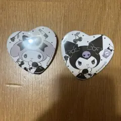 マイメロ＆クロミ缶バッジセット