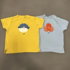 【セット】80フグ＆タコ半袖Tシャツ