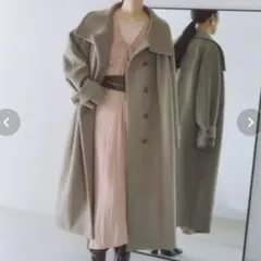 【FLAY I.D】ベージュロングコート