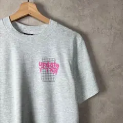 90s USA製 ライトグレー Tシャツ Mサイズ ワンポイント vintageのサムネイル