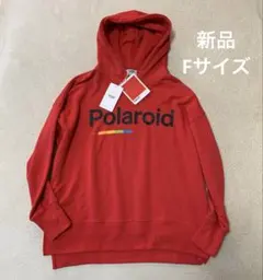 GOODCREW スウェットパーカー　Polaroidロゴ　新品　タグ付　レッド