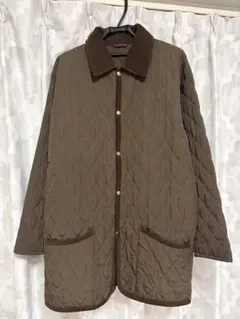 ブラウン キルティングジャケット