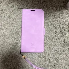 手帳型iPhoneケース ピンク色　ストラップ付き　iPhone14