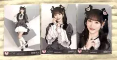 LOVE イコラブ 生写真 赤背景2 瀧脇笙古 山本杏奈 音嶋莉沙 4枚 - メルカリ