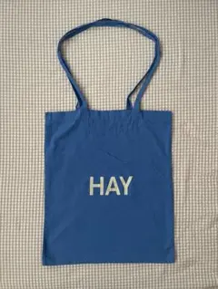 HAY ロゴ トートバッグ 青
