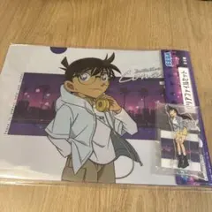 プ*ん様 セガラッキーくじ コナン クリアファイルとアクスタセット