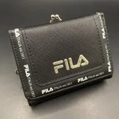 即決 FILA フィラ 三つ折り財布 ブラックのサムネイル