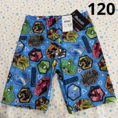 ⑱水色、新品‪、120★ポケモン、ピカチュウ★水着、スイムパンツ
