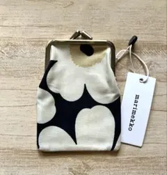 ❤︎新品未使用❤︎マリメッコ　marimekko がま口　ポーチ　ウニッコ