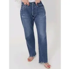 イエナ購入KUROライトブルーストレートデニム25 イエナ購入KUROライトブルーストレートデニム25