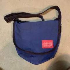 Manhattan Portage ネイビー ナイロン ショルダーバッグ 中型