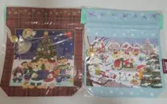 ディズニー ダッフィー シェリーメイ クリスマス 巾着