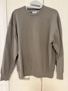 チャオパニックティピー　メンズ　スウェット　ニット　インナー　薄手　カーキ L