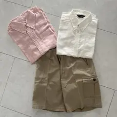 Ralph Lauren パンツ120 コムサ　長袖シャツ2枚