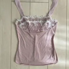 ピンク レース　キャミソール　スタディオファイブ　Yue ワコール