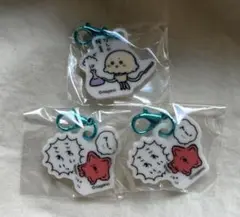 ナガノキャラクターズ アザラシたちのアクリルチャームガチャ3点セット