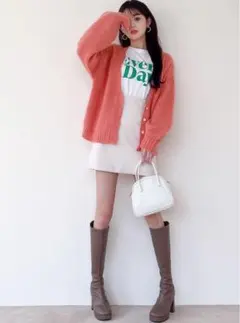 GRL 起毛台形ミニスカート