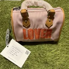 LOVER刺繍ピンクショルダーバッグのサムネイル