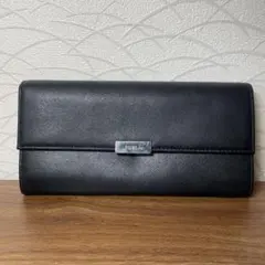 【美品】FURLA フルラ 長財布 ブラック レザー 美品 ロングウォレット 黒のサムネイル