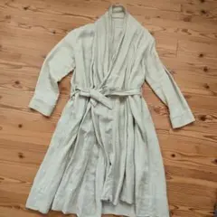 nest Robe 麻100% ロングシャツワンピース