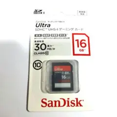 SanDisk Ultra SDHC 16GB ゲーミングカード